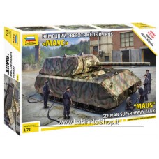 ZVEZDA 1/72 5073 Maus German Super Heavy Tank Plastic Model Kit