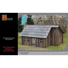 Pegasus Hobbies 1/72 Russian Log Houses Two Story Large Karilian Region Izba