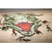Eco Wood Art Houten Legpuzzle T-rex Size L 56.5x34.5x0.5 cm 570pcs
