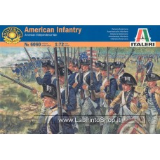 Italeri - 6060 - 1/72 American Infantry American Indipendence War