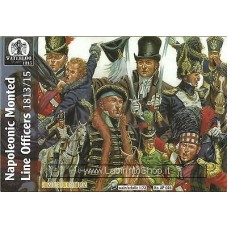 Waterloo 1/72 Napoleonic Monted Line Officers 1813/15 Ap 028