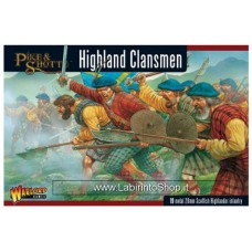 Warlord Pike and Shotte Highland Clansmen 19 Metal pcs