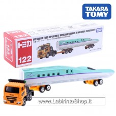 Takara Tomy 122 Mitsubischi Fuso Super Great Shinkansen Series H5 Hayabusa Transporter