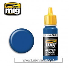 Ammo of Mig Acrylic Color 086 Blue Ral 5019 
