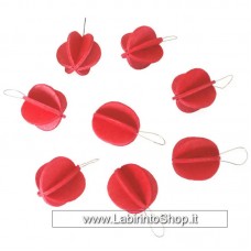 The Original Lovi Mini Baubles 1.7cm, 8 pezzi