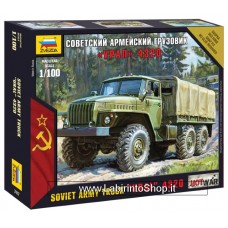 Zvezda Soviet Army Truck Ural 4320 - 1/100 Nap Fit
