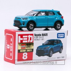 Takara Tomy - No. 8 Toyota Raize (Tomica)