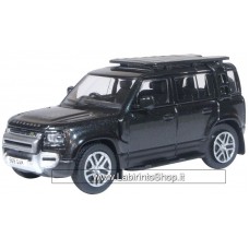 Oxford 1/76 Land Rover Defender 110 Explorer Santorini Black