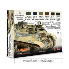Lifecolor Acrylics LC-CS44 British Tanks France Europe U.K.