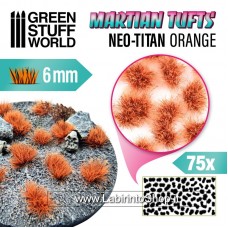 Green Stuff World Martian Tufts Neon-Titan Orange 6mm
