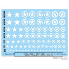 Rubicon Models 1/56 - Us Star Set 1 - Decals