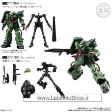 Bandai Mobile Suit Gundam G Frame  Armour Set + Frame Zaku II Kai Plastic Model Kit
