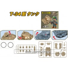 Doyusha T-34 Tank Model kit e Personaggio