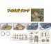 Doyusha T-34 Tank Model kit e Personaggio