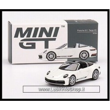 TSM True Scale Model Mini GT 332 Porsche 911 Targa 4S White