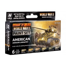 Vellejo Paint Set American Armor and Infantry
