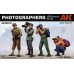 Ak Interactive 1/35 Photographers Different Eras ak35015 Plastic Model Kit