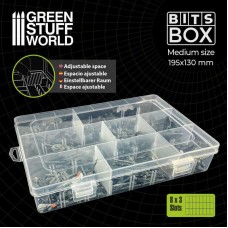 Green Stuff World Removable Plastic Bits Box - M