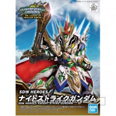 Bandai SDW Heroes Kinght Strike Gundam Plastic Model Kit