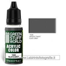Green Stuff World 17ml Acrylic Color 1838 Slate Grey