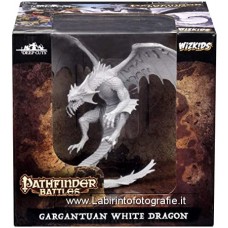 Dungeons & Dragons: Deep Cuts Pathfinder Battles Gargantuan White Dragon
