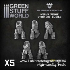 Green Stuff World PuppetsWar Heavy Prime Strikers Bodies S044