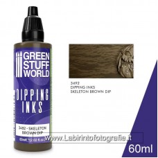 Green Stuff World Dipping ink 60 ml - Skeleton Brown Dip