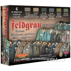 Lifecolor Acrylics LC-CS55 Feldgrau 1939/1945 German Military Uniforms