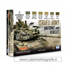 Lifecolor Acrylics LC-CS32 Israeli Army Uniforms and Vehicles