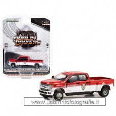 Greenlight - 1/64 - Dually Drivers - 2019 Ford F-3500 Dually Huston Fire Department Public Affairs Huston Texas 