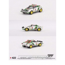 TSM Model Mini GT 1/64 Lancia Stratos HF# 1 1977 Rally Montecarlo Winner