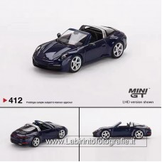 TSM Model Mini GT 1/64 Porsche 911 Targa Blue