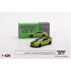 TSM Model Mini GT 1/64 LB-Works Ford Mustang Lime