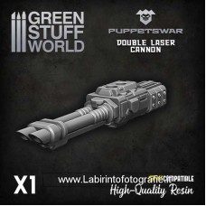 Green Stuff World PuppetsWar Double Laser Cannon S154