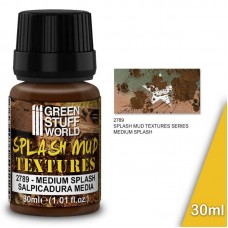 Green Stuff World Ground Textures - 30ml Splash Mud Textures Medium Brown