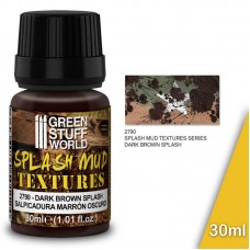 Green Stuff World Ground Textures - 30ml Splash Mud Textures Dark Brown