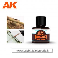 Ak Interactive 40ml Ak12022 Paneliner Dark Brown