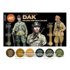 AK Interactive - AK11628 - 3G - Dak Soldier Uniform Colors