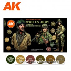 AK Interactive - AK11634 - 3G - WWII Us Army Soldier Uniform Colors