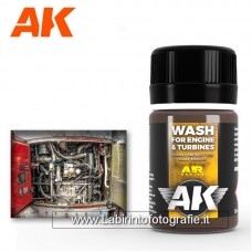 AK Interactive - AK2033 - Wash Aircraft Engine