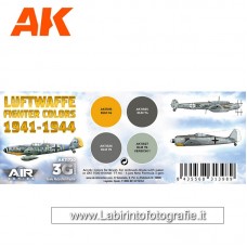 AK Interactive - AK1172 - 3G - WWII Air Series Luftwaffe Fighter Colors 1941-1944