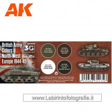 AK Interactive - AK11679 - 3G - WWII British Army Colors North-West Europe 1944-45