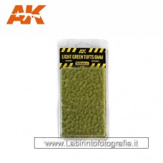 AK8118 Diorama Light Green Tufts 6mm