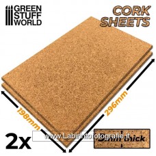 Green Stuff World Cork Sheet - A4 Size 3mm