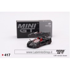 TSM Model Mini GT 1/64 Pagani Huayra Roadster Black