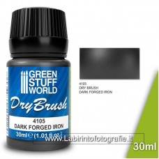 Green Stuff World Dry Brush Dark Forged Iron 30ml