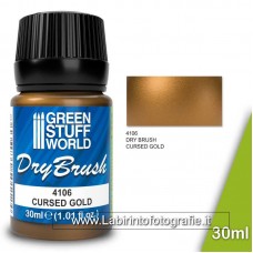 Green Stuff World Dry Brush Cursed Gold 30ml