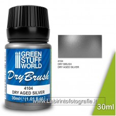 Green Stuff World Dry Brush Dry Aged Silver 30ml