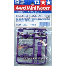 Tamiya Mini 4WD Up-graded Battery Holder and Body Catch Set 15203