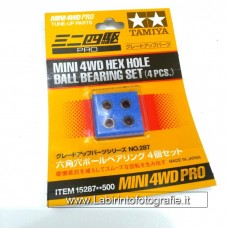 Tamiya Mini 4WD Hex Hole Ball Bearing Set 4 pcs 15287